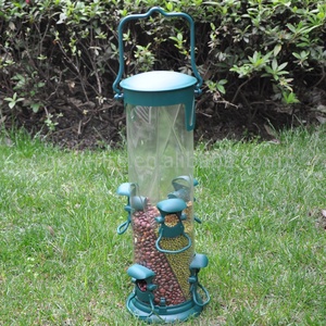 Mangeoire à oiseaux 3 en 1 <span class=keywords><strong>de</strong></span> grande taille pour l'extérieur, résistante à la mastication et aux intempéries, pour les graines, les noix et le <span class=keywords><strong>suif</strong></span>, 3 sections - Product Image 6