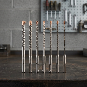 SDS Plus Masonry <b>Drill</b> <b>Bit</b> Set <b>Carbide</b> Tip Concrete <b>Drill</b> <b>Bits</b> 3/8 in Shank Diameter 50mm Length SDS Max Hole Saw for Drilling - Product Image 2