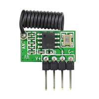 Century Aoke DC2.7 ~ 5V 315/433MHz Superheterodyne tanpa Decoding Universal RF nirkabel modul penerima kendali jarak jauh