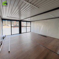 Maison conteneur pliable en Z, maisons préfabriquées modernes, mini-maisons modulaires portables, démontables, en kit, respirantes, pour écoles, en promotion