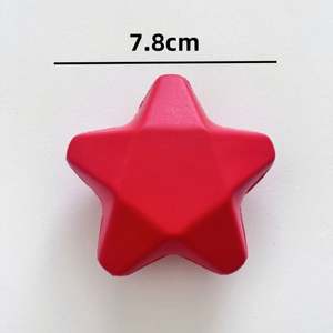 Custom Star-Shaped PU Stress Relief <b>Squeeze</b> Toy Custom Logo Anti-Pressure Soft Rubber <b>Ball</b> for Promotional Gift Toy - Product Image 5