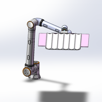 Robot Colaborativo de 6 Ejes con Capacidad de Carga de 20 kg, Motor para Carga de Bandejas en Panaderías, Furgonetas de Reparto, Cobot Industrial de Alto Torque, IP54