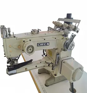 Máquina DE COSER DE boca larga, máquina de coser de tubo, pantalones de algodón, máquina de coser de retazos