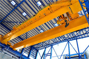 CE Certified Workshop Wireless Overhead Travelling Crane Motor Core 20-50 Ton Capacity <b>25m</b> Lifting Height 1 Year Warranty - Product Image 4