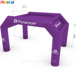 เต็นท์ซุ้มโค้งแบบเป่าลมสำหรับกิจกรรมกลางแจ้งที่กันฝนเต็นท์ซุ้มหลังคาแบบเป่าลมพร้อมไฟ LED สำหรับการโฆษณา - Product Image 2