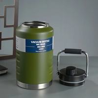 Carafe isotherme en acier inoxydable SUS 304 de 1,5 L et 2,0 L avec poignée robuste, 50 oz et 64 oz, thermos sous vide pour la salle de sport et le camping