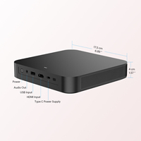 Mini projecteur DLP portable 4K à courte focale, autofocus, 500 lumens, Android, Home Cinéma S500 pour le camping en plein air