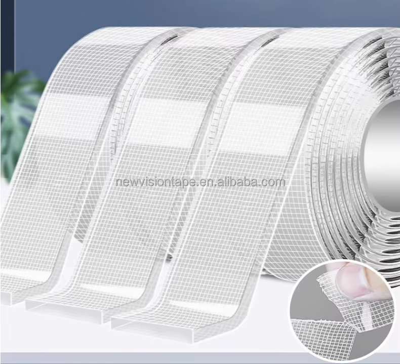 Double Sided Tape Grid Double Sided Acrylic Nano Double Sided Easy Cut Heavy Duty Adhesive Mounting Tape for Hom Office Use