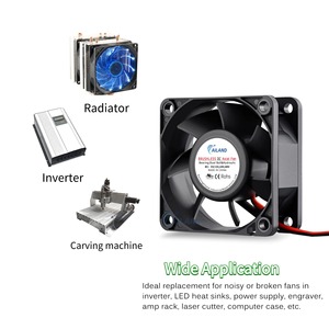Ventilateur de refroidissement de radiateur 60mm 60x60x25mm DC <span class=keywords><strong>Fan</strong></span> 12V 24V Brushless Axial Flow Cooling Fans - Product Image 5