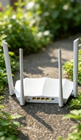 Router Wireless Dual Band AC5S AC1200 2.4G 5G 4 Antena 6dBi Firmware Inggris Wi-Fi Repeater Grosir