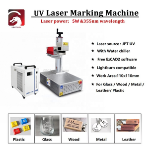 Machine de marquage laser UV portable de table 355 nm 5W 3W 5W Source laser UV JPT Raycus Machine de gravure sur verre - Product Image 3