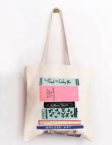 2023 New Design Eco Friendly Fresh Casual Beach Korean Custom Canvas Bags for Women
