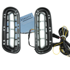 Suministro de fábrica, LED lámpara antiniebla, luz diurna LED con función de señal de giro amarilla para Kia <span class=keywords><strong>Stinger</strong></span> 2017-2020 Car DRL - Product Image 5
