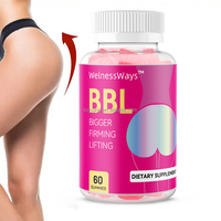 OEM Private Label améliore l'absorption Élargissement et amélioration de la poitrine Gommes Bbl Booster de fesses et de hanches