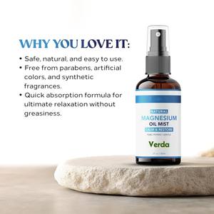 Label pribadi minyak Magnesium organik meringankan nyeri sendi mengurangi nyeri kaki menenangkan santai semprotan minyak Magnesium topikal - Product Image 5