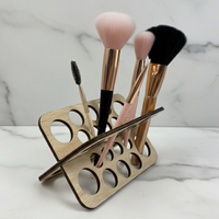 Vente directe des fabricants, porte-pinceaux de maquillage en bois avec logo personnalisé, organisateur ACC-133 FCA, emballage en vrac, fabriqué en Chine, meilleure qualité