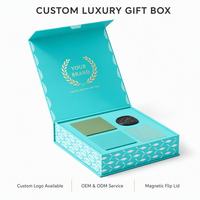Boîte cadeau magnétique pliable haut de gamme de luxe avec poignée, en carton rigide finition mate pour bijoux et vêtements