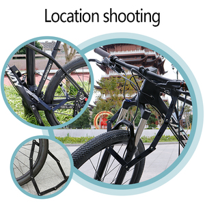 <span class=keywords><strong>Candado</strong></span> Plegable para Bicicleta Eléctrica SENDE, <span class=keywords><strong>Candado</strong></span> Antirrobo Portátil de Hierro Fundido, Accesorios para Ciclismo al Aire Libre, Motocicleta, <span class=keywords><strong>Scooter</strong></span>, Bicicleta Eléctrica - Product Image 4