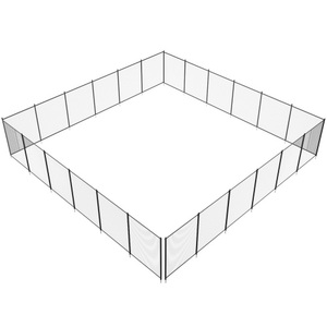 Clôture de piscine en PVC 2026 pour entrepôt américain – Panneaux de sécurité amovibles pour piscine creusée, protection des enfants et des animaux domestiques, extérieur - Product Image 1