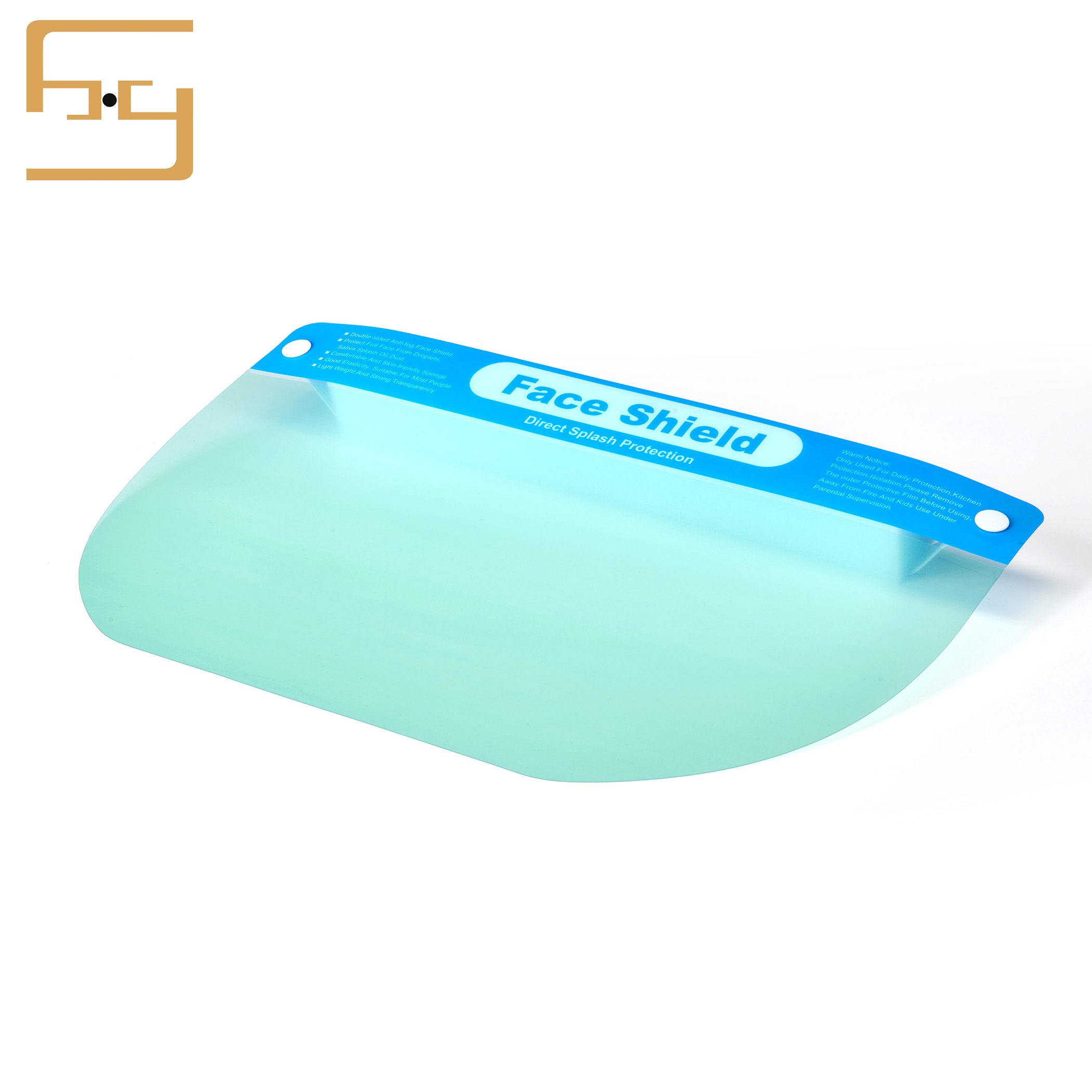 Защитный экран для лица с логотипом на заказ, противотуманный, CE