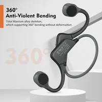 Casque audio à conduction osseuse sans fil OEM ODM BT6.0, conception ergonomique, étanche IPX-6, stéréo HiFi, pour le sport et les appareils mobiles