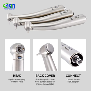 M500L/M600L/M700L turbina ad aria dentale ad alta velocità led handpiece testa di titanio Ultralight corpo per NSK accoppiatore - Product Image 3