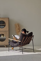Meubles de design scandinave Wabi Sabi, fauteuil confortable de luxe, fauteuil de détente, canapé