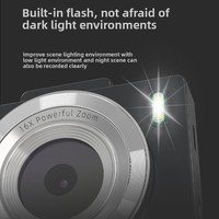 Nouvelle caméra CCD numérique haute définition H18 Portable 4K entrée de gamme 2.8 pouces grand écran caméra étudiante CMOS caméra pas cher pour