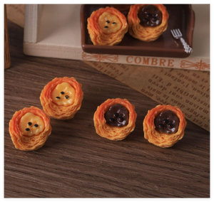 En gros, Figurine de jeu de <span class=keywords><strong>cuisine</strong></span> en résine, thème Anime, avec perles alimentaires de dessin animé et gâteau aux œufs au chocolat 3D, pour maison de poupée, en sachet surprise pour enfants - Product Image 6