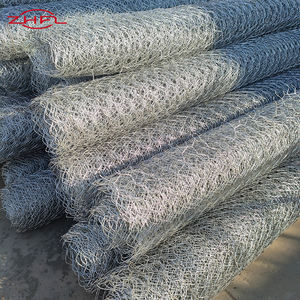 Malla de Alambre Hexagonal para Gaviones, Malla de Eslabones, Alambre de Hierro Galvanizado con Recubrimiento de PVC de Bajo Contenido de Carbono para Control de Inundaciones y Muros de Contención - Product Image 2