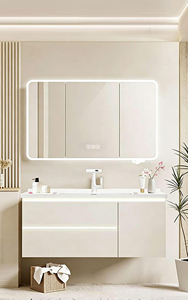 Mueble <span class=keywords><strong>de</strong></span> Baño <span class=keywords><strong>de</strong></span> Aluminio Hecho <span class=keywords><strong>en</strong></span> China, 70 cm, con Espejo y Luz - Product Image 2