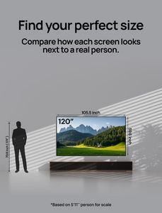 Projecteur UST 4K 3D natif AWOL Aetherion Pro, faible latence de jeu de 1 ms, ultra courte portée, HDR, projecteur intelligent GTV pour cinéma maison - Product Image 3