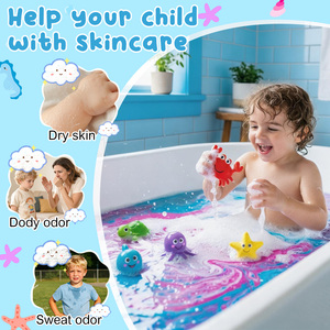 SEFUDUN Vente en gros de 12 bombes de bain moussantes magiques, luxueuses, naturelles, arc-en-ciel, pour enfants, avec des jouets surprise à l'intérieur - Product Image 6