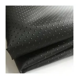 600D polyester oxford PVC vải tráng chống trượt silicon Dot Stretch Áo tơi đi mưa không trượt ủng hộ vải