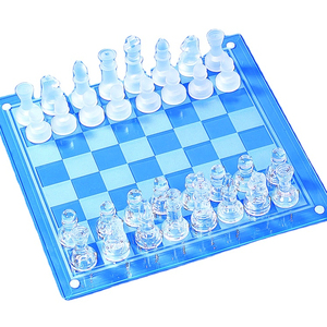 LANDER-MAN Set di Scacchi 20*20cm Gioco da Tavolo Pezzi degli Scacchi <span class=keywords><strong>in</strong></span> <span class=keywords><strong>Vetro</strong></span> - Product Image 1