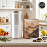 Film rétractable POF de qualité alimentaire imprimé sur mesure pour emballage de boîtes de thé Pu-erh, rétraction à basse température, fournisseur en gros