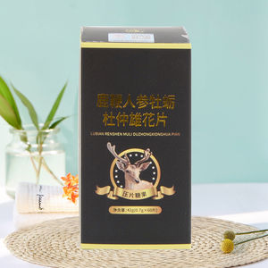 Chi Sha Hirschpeitsche Ginseng Austern Eucommia Ulmoides Männliche Blütenextrakt Umweltfreundliche Tabletten zur Verzögerung der Sexualzeit 60 Tabletten/Flasche für - Product Image 3