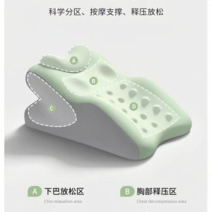 Ergonomic Memory Foam Pillow Triangle Shape For <b>Sleeping</b> Reading Adult Use - Product Image 4