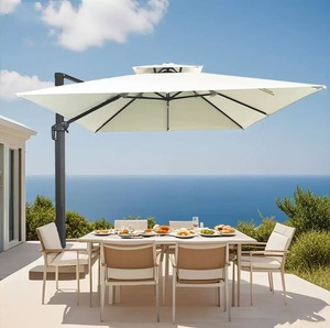Best Price Large Outdoor Commercial Aluminum <b>Windproof</b> Durable Folding Arm Retractable Patio <b>Umbrella</b> for Hotels Restaurants - Product Image 6