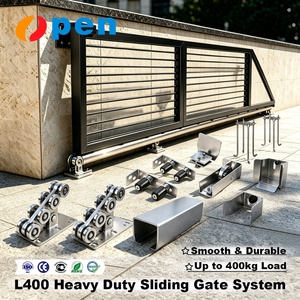 Kit de <span class=keywords><strong>roulettes</strong></span> cantilever professionnelles en acier haute résistance à 8 roues <span class=keywords><strong>pour</strong></span> systèmes de portails coulissants industriels - Product Image 1
