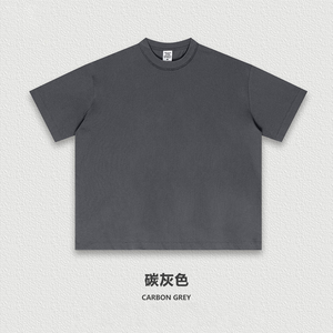 เสื้อยืดคอกลมแขนสั้นผู้ชาย สีโรสวอช ผ้าเจอร์ซีย์คอตตอน 100% ทรงปกติ สไตล์ลำลอง - Product Image 4