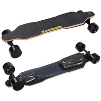Longboard électrique S4 avec roues 97PU, planche en érable canadien 9 plis, moteur double courroie 1000W, autonomie 30KM, vitesse maximale 45KM/H