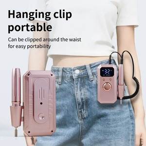 Professional Rechargeable Electric <b>Nail</b> Drill Machine Portable Cordless <b>Nail</b> File HD LED Display Brushless Motor 45000 RPM <b>Nails</b> - Product Image 4