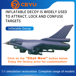 AOYU-Señuelo inflable gigante personalizado para publicidad exterior, réplica de tanque, accesorios de camuflaje, cañón, modelo de coche - Product Image 4