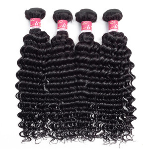 I capelli umani tessono un pacchetto di capelli grezzi allineati con cuticole vergini di un donatore per il prodotto brasiliano vergine all'ingrosso non trattato nero delle donne - Product Image 3