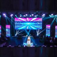 Pantalla LED de Pared para Interiores/Exteriores OEM a Todo Color P3.91 500x500mm de Aleación de Aluminio con SDK Habilitado para Alquiler, Video Wall para Elevadores y Tiendas Minoristas