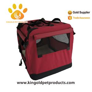 600D Oxford PVC Waterproof Pet Soft Crate Folding Lightweight Fabric Cat Cage Soft Pet Crate <b>Bag</b> - Product Image 3