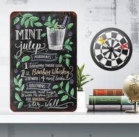 Plaques en métal rétro pour la décoration de bars, garages, cafés, affiches, plaques vintage 20x30CM, enseigne en étain Ricard, vente en gros