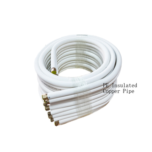 JH Tùy Chỉnh Trắng Mini Chia Làm Lạnh Dòng Bộ 1/4 "+ 3/8" PE Cách Nhiệt Ống Đồng - Product Image 1