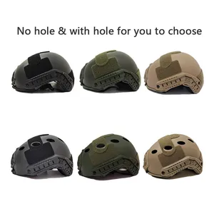 Capacete Tático Rápido, Capacete Leve com Suporte NVG Lateral, Capacete Ajustável para Paintball, Caça ao Ar Livre, Plástico ABS - Product Image 5